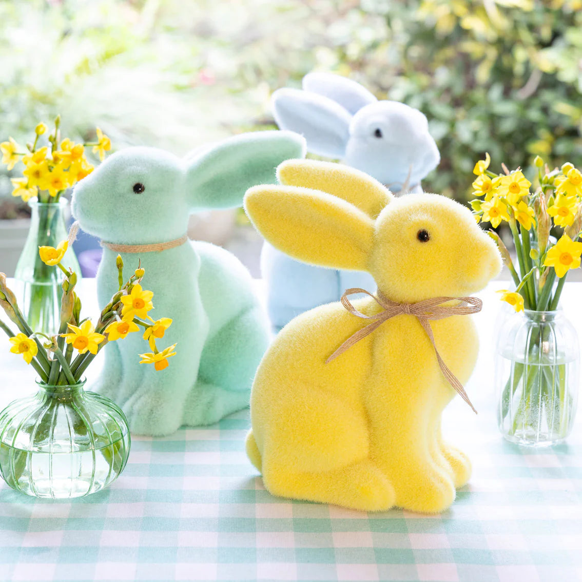 Spring Bunny Table Decoration - BLUE