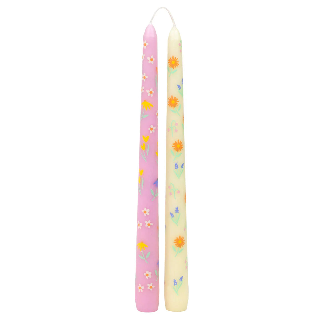 Floral Dinner Candles