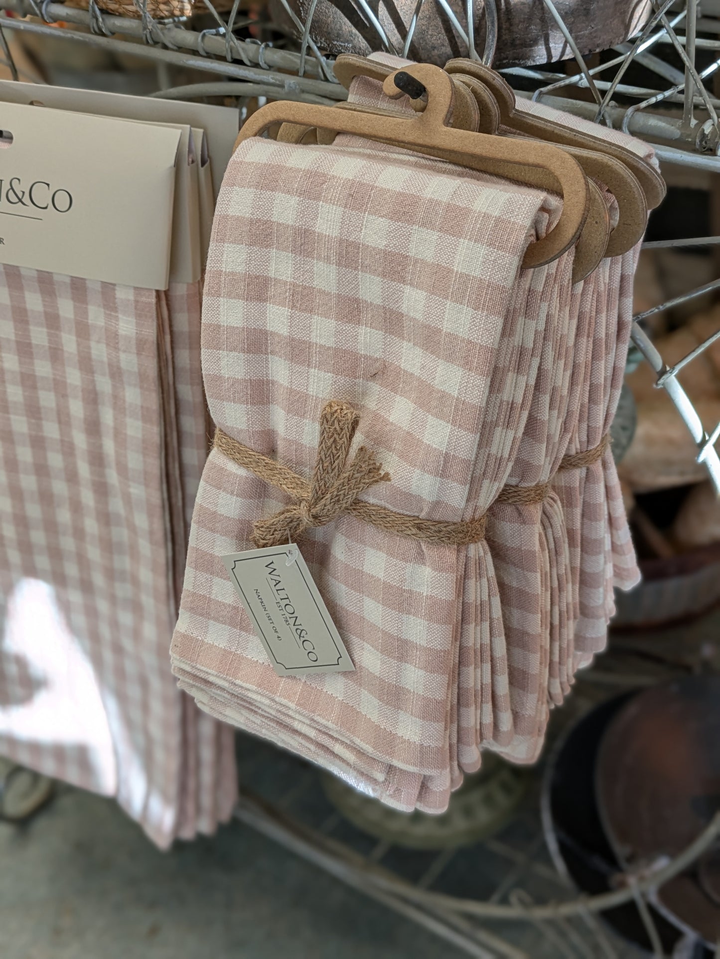 Gingham Table Runner