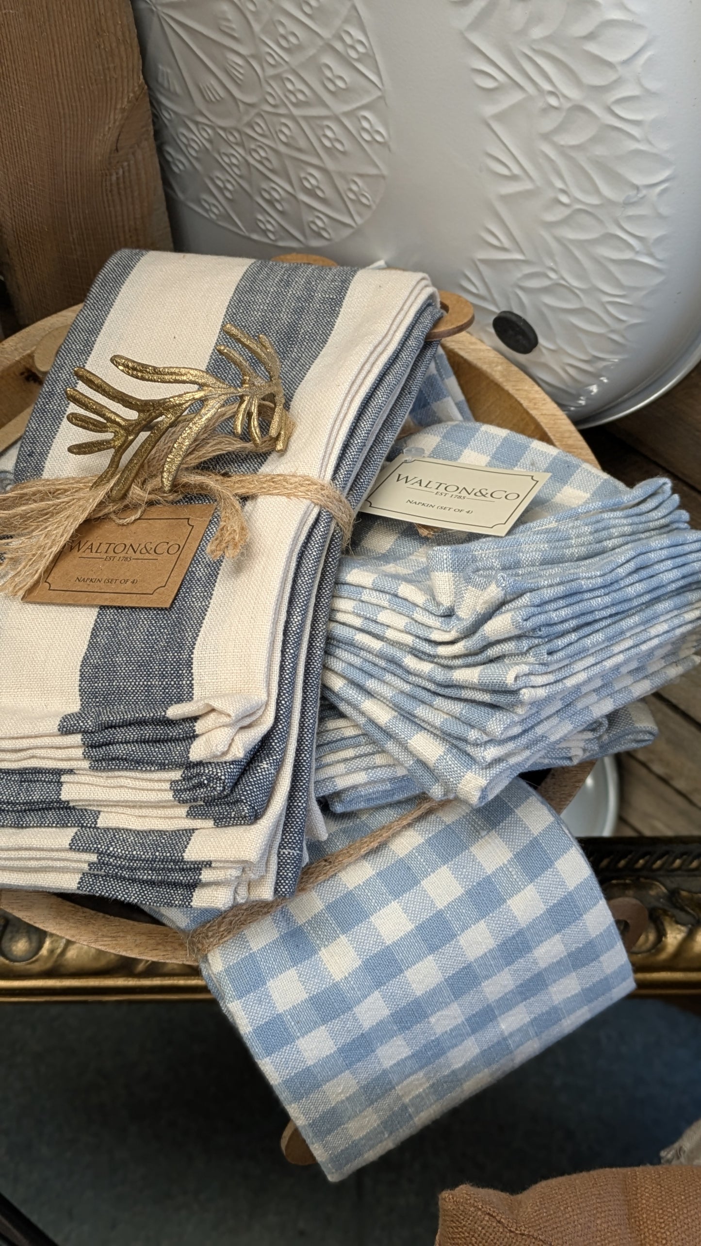 Gingham Napkins