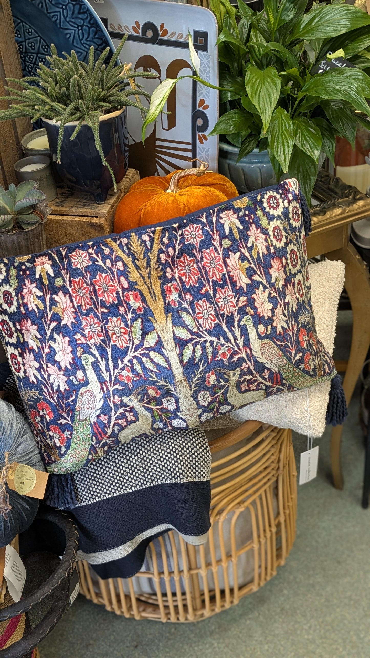 Adya Cushion, Blue