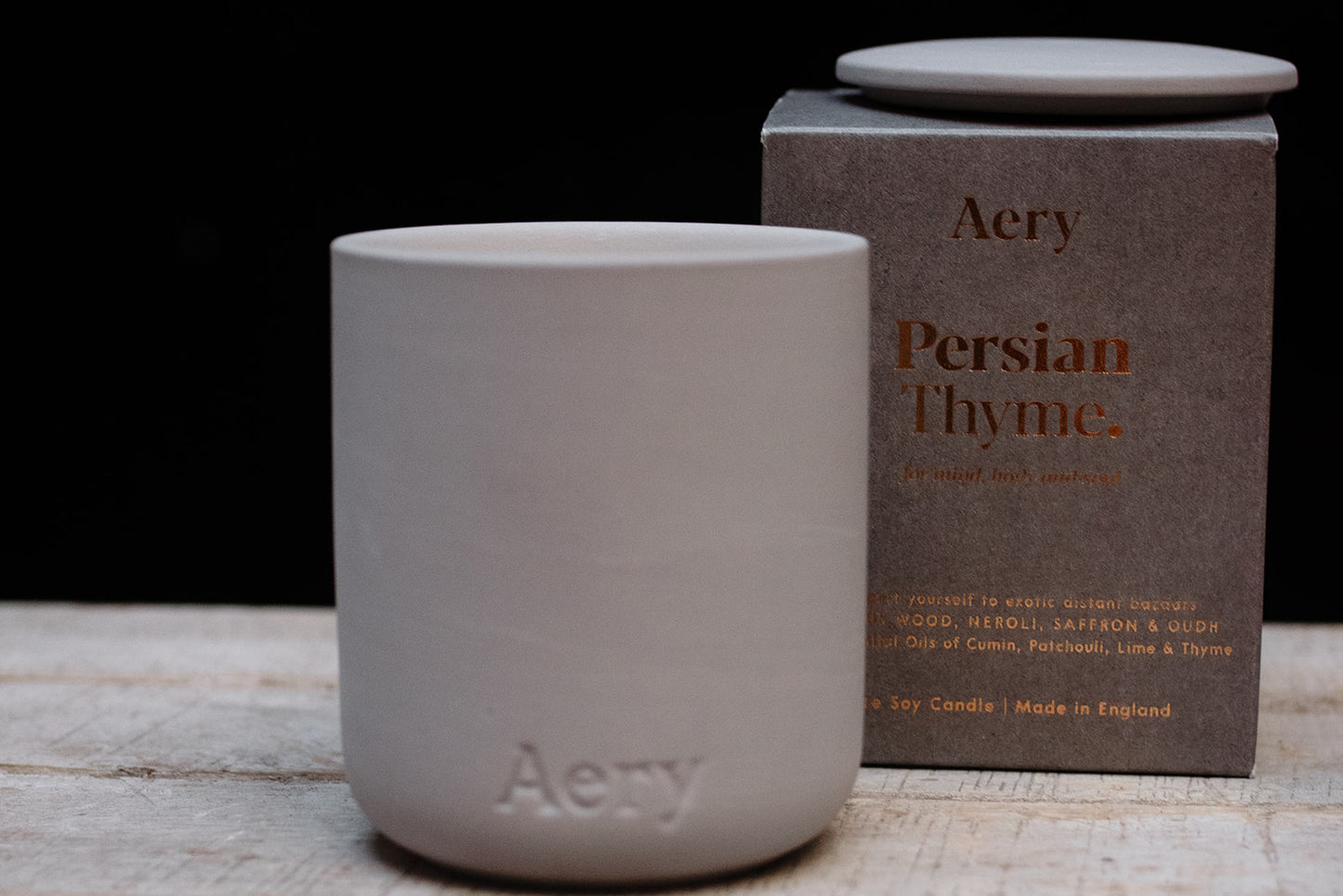PERSIAN THYME SCENTED CANDLE - NEROLI SAFFRON AND OUDH