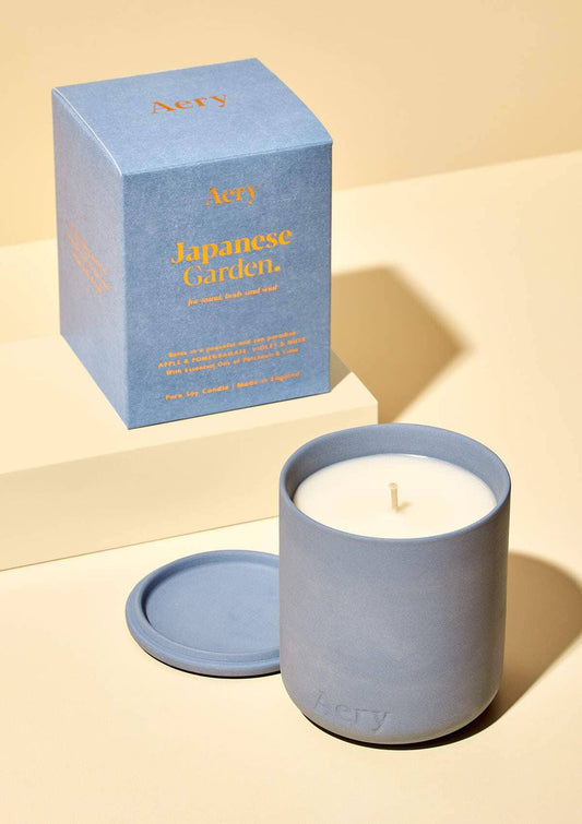 JAPANESE GARDEN SCENTED CANDLE - APPLE POMEGRANATE AND MUSK