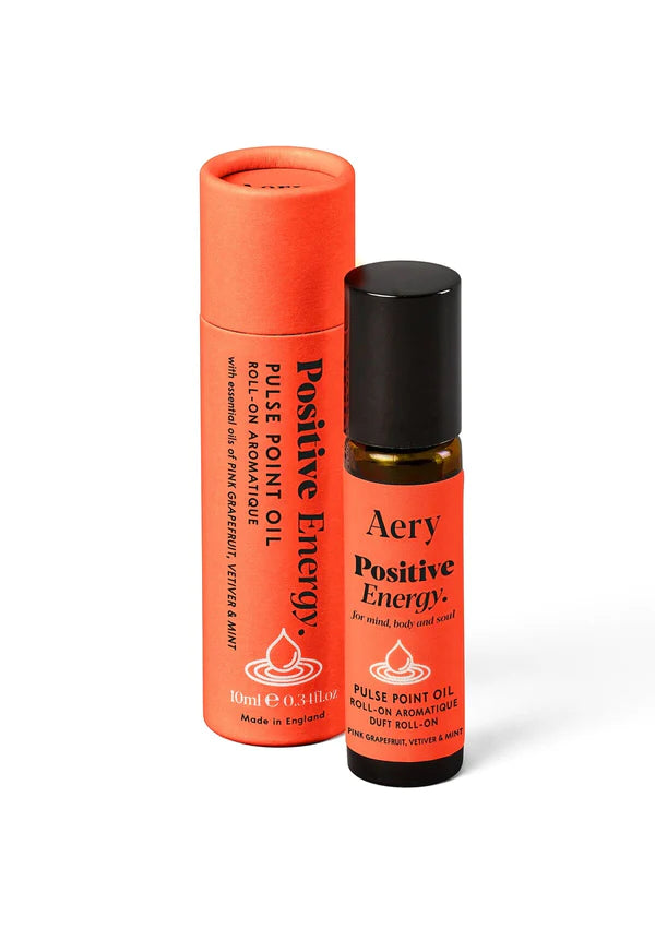 POSITIVE ENERGY PULSE POINT ROLL ON - PINK GRAPEFRUIT VETIVER AND MINT