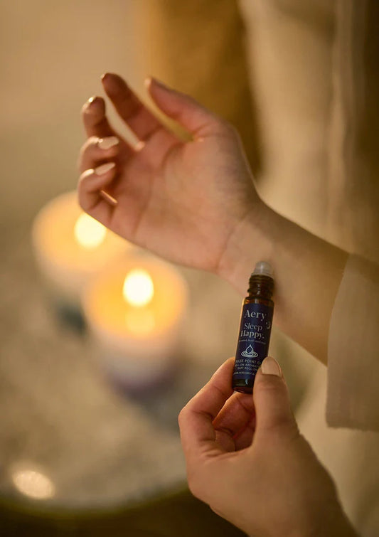 SLEEP HAPPY PULSE POINT ROLL ON - LAVENDER BERGAMOT AND CHAMOMILE