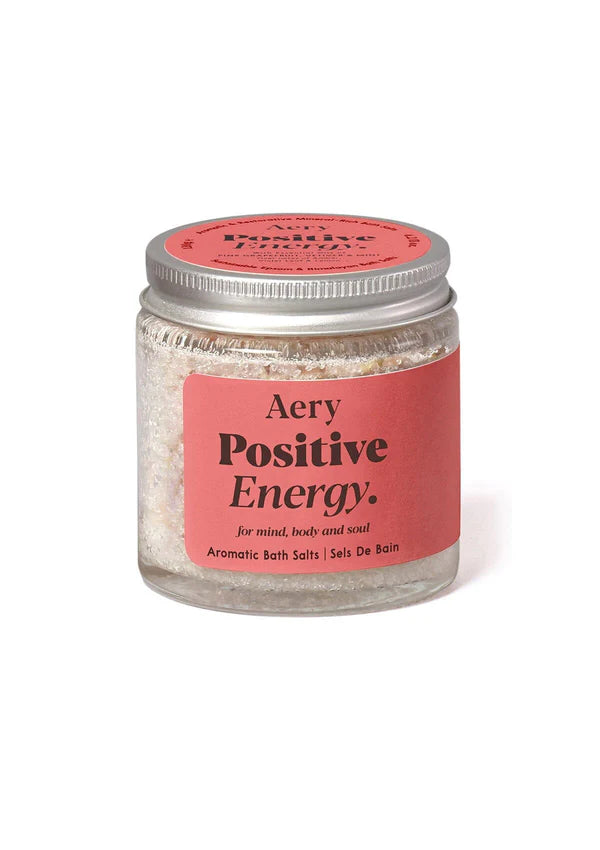 POSITIVE ENERGY MINI BATH SALTS - PINK GRAPEFRUIT VETIVER AND MINT