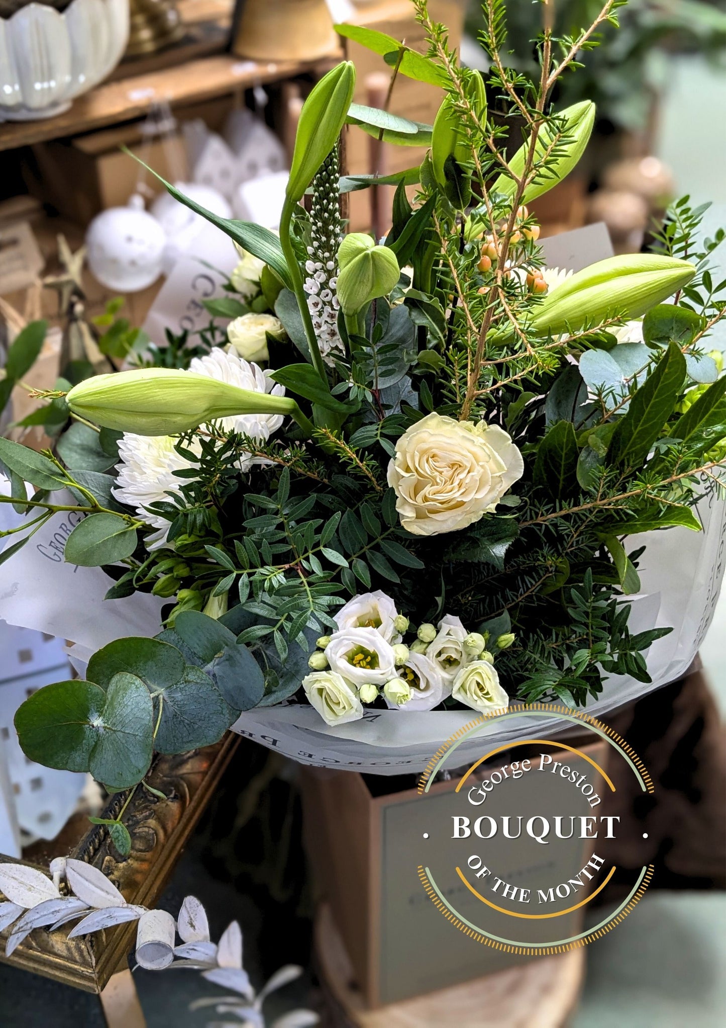 'Pure Elegance' - December Bouquet of the Month ❄️