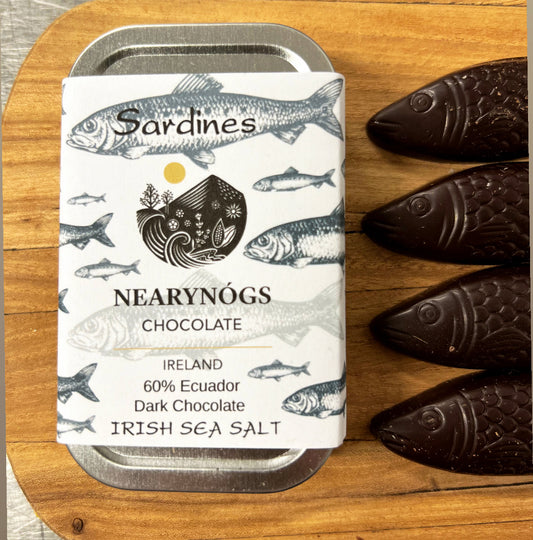 Dark Chocolate Sardines (Vegan)