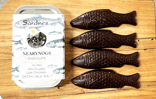 Dark Chocolate Sardines (Vegan)