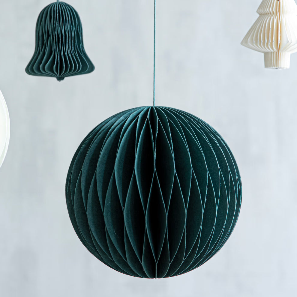 Maddox Forest Green Decorative Bauble