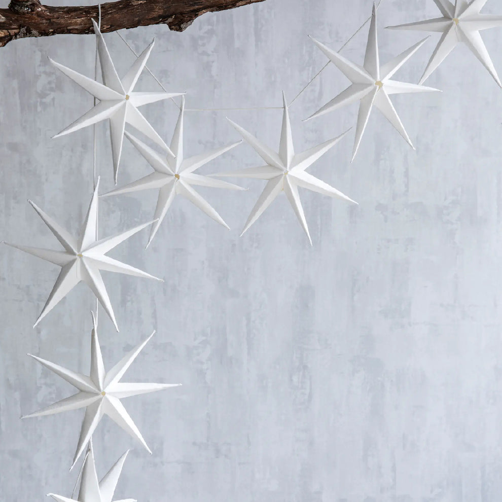 MADDOX STAR GARLAND - WARM WHITE