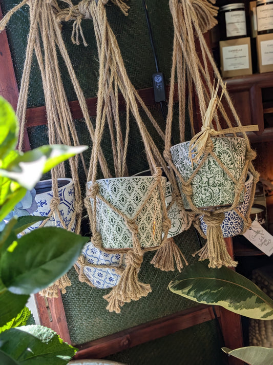 Jute Hanger and Pot