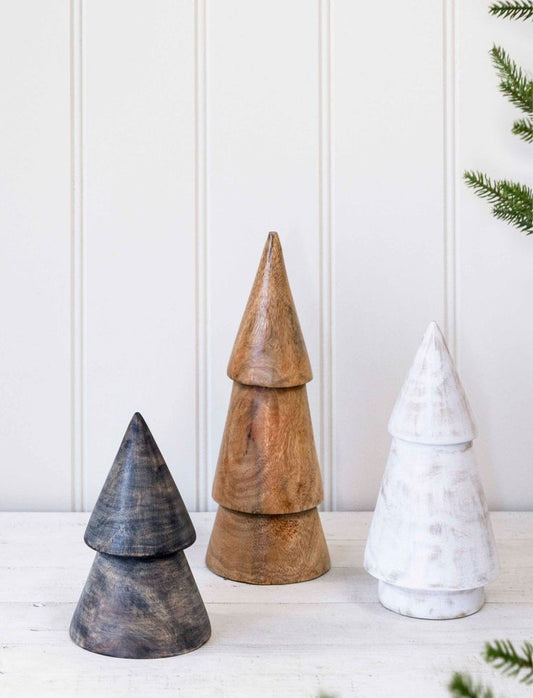 BUCKLAND CHRISTMAS TREES- SET OF 3