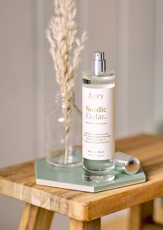 NORDIC CEDAR ROOM MIST - CEDAR CINNAMON AND BERGAMOT