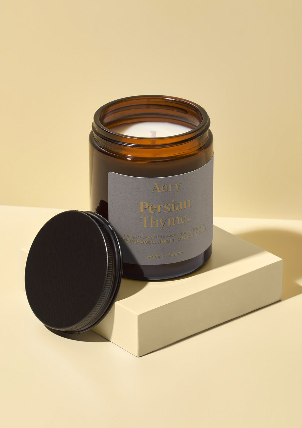 PERSIAN THYME SCENTED JAR CANDLE - NEROLI SAFFRON AND OUDH