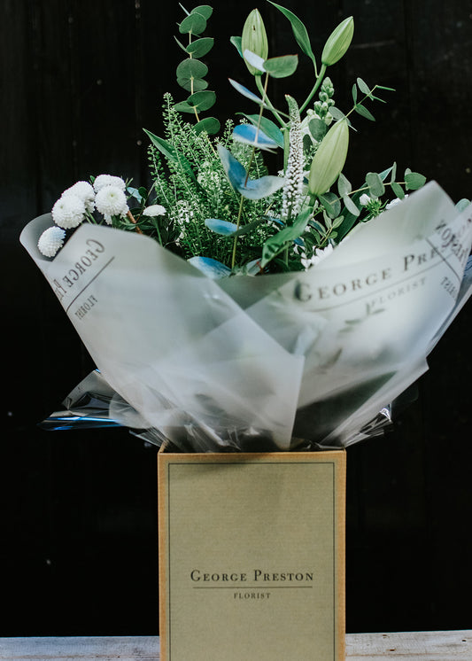 Classic White Hand-tied Bouquet